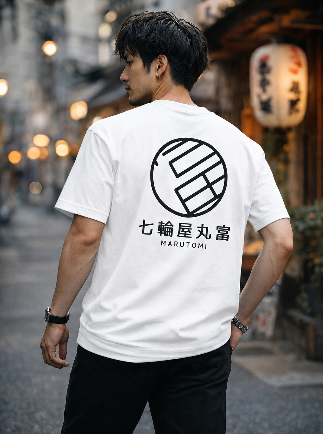 七輪屋丸富オリジナルＴシャツ白