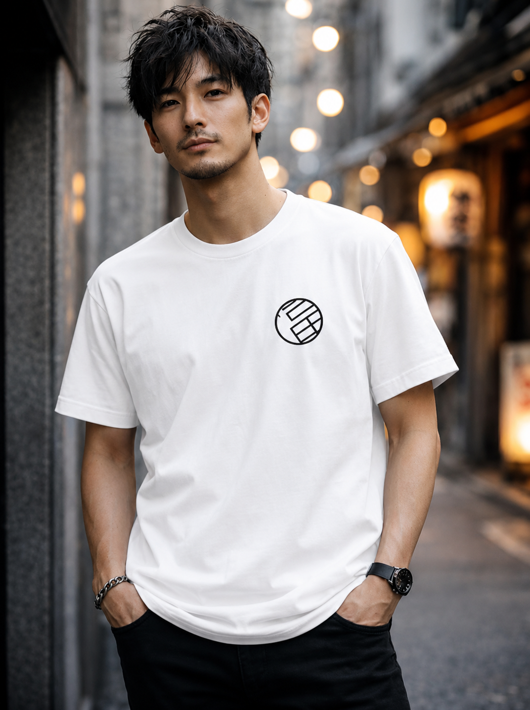 七輪屋丸富オリジナルＴシャツ白