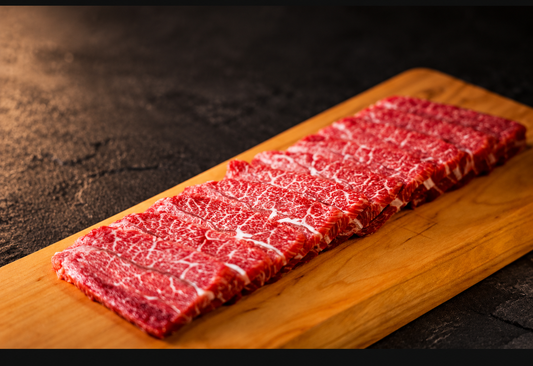 頬肉 ツラミ 200g｜チャコール背景